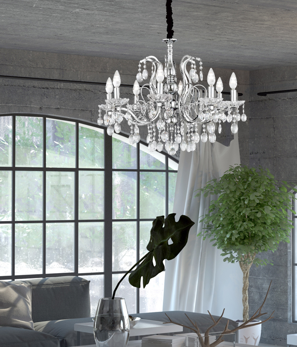 플로트 8등 LED식탁등 크리스탈식탁등