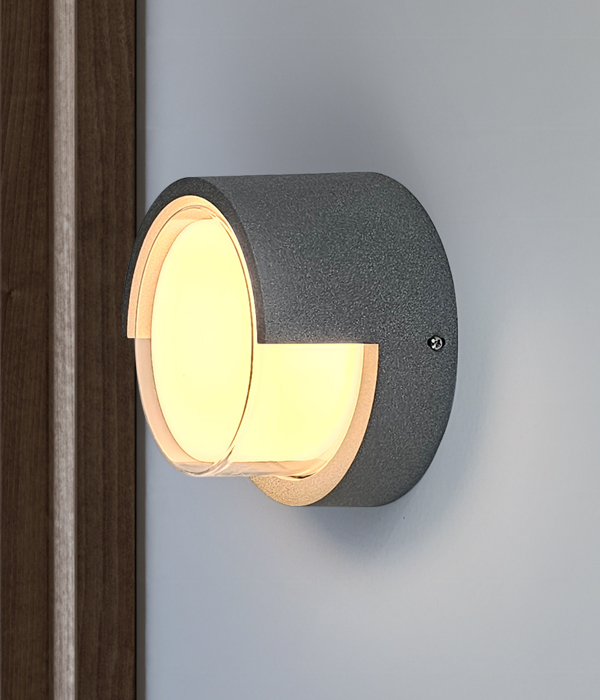 레본스 외부벽등 외부벽조명 LED 9W 그레이