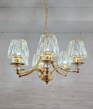 프니엘 6등 크리스탈 샹들리에 식탁등